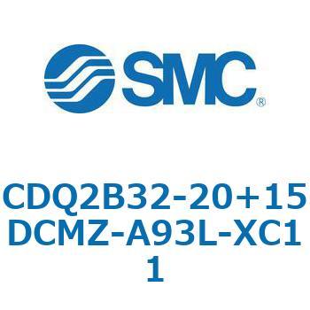 CQ2-Z XC11/X636 - デュアル行程シリンダ/片ロッド形 SMC