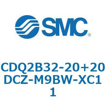 CQ2-Z XC11/X636 - デュアル行程シリンダ/片ロッド形 SMC