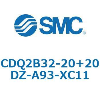 CQ2-Z XC11/X636 - デュアル行程シリンダ/片ロッド形 SMC