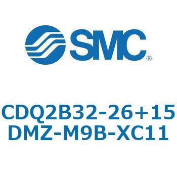 CQ2-Z XC11/X636 - デュアル行程シリンダ/片ロッド形 SMC