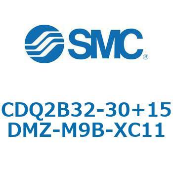 CQ2-Z XC11/X636 - デュアル行程シリンダ/片ロッド形 SMC