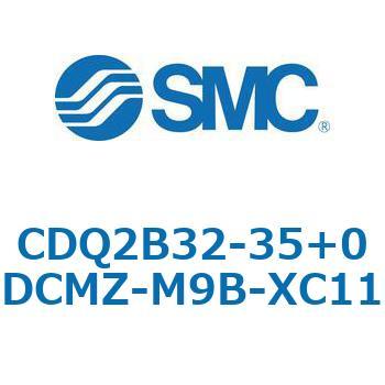 CQ2-Z XC11/X636 - デュアル行程シリンダ/片ロッド形 SMC