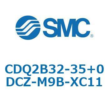 CQ2-Z XC11/X636 - デュアル行程シリンダ/片ロッド形 SMC