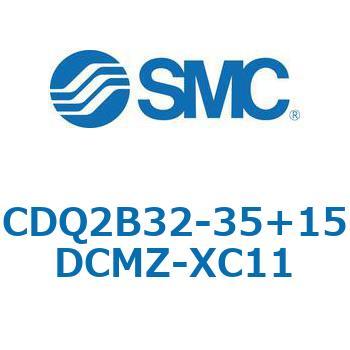 CQ2-Z XC11/X636 - デュアル行程シリンダ/片ロッド形 SMC