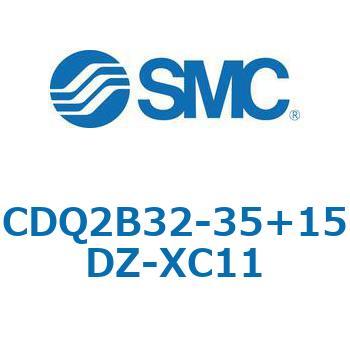 CQ2-Z XC11/X636 - デュアル行程シリンダ/片ロッド形 SMC