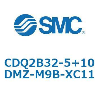CQ2-Z XC11/X636 - デュアル行程シリンダ/片ロッド形 SMC