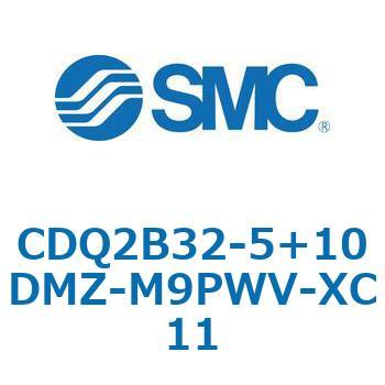 CQ2-Z XC11/X636 - デュアル行程シリンダ/片ロッド形 SMC