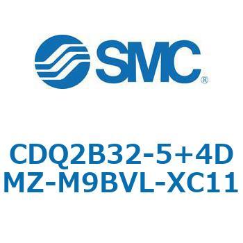 CQ2-Z XC11/X636 - デュアル行程シリンダ/片ロッド形 SMC