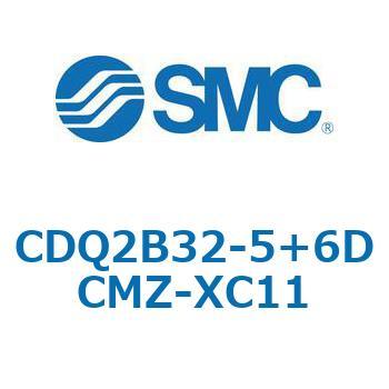 CQ2-Z XC11/X636 - デュアル行程シリンダ/片ロッド形 SMC