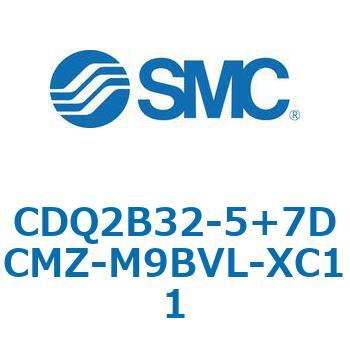CQ2-Z XC11/X636 - デュアル行程シリンダ/片ロッド形 SMC