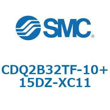 CQ2-Z XC11/X636 - デュアル行程シリンダ/片ロッド形 SMC