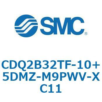 CQ2-Z XC11/X636 - デュアル行程シリンダ/片ロッド形 SMC
