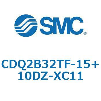 CQ2-Z XC11/X636 - デュアル行程シリンダ/片ロッド形 SMC