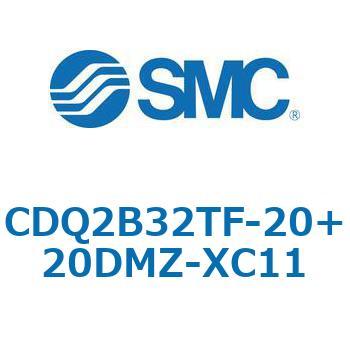 CQ2-Z XC11/X636 - デュアル行程シリンダ/片ロッド形 SMC