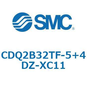 CQ2-Z XC11/X636 - デュアル行程シリンダ/片ロッド形 SMC