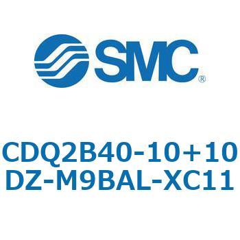 CQ2-Z XC11/X636 - デュアル行程シリンダ/片ロッド形 SMC