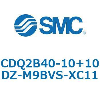 CQ2-Z XC11/X636 - デュアル行程シリンダ/片ロッド形 SMC