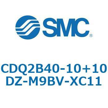CQ2-Z XC11/X636 - デュアル行程シリンダ/片ロッド形 SMC