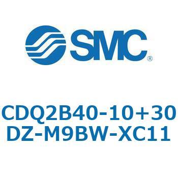 CQ2-Z XC11/X636 - デュアル行程シリンダ/片ロッド形 SMC
