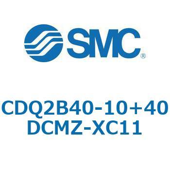 CQ2-Z XC11/X636 - デュアル行程シリンダ/片ロッド形 SMC