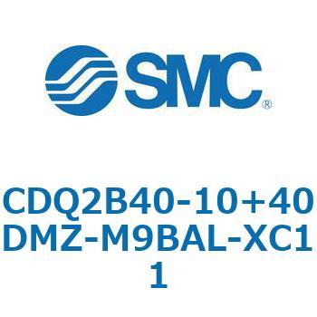 CQ2-Z XC11/X636 - デュアル行程シリンダ/片ロッド形 SMC
