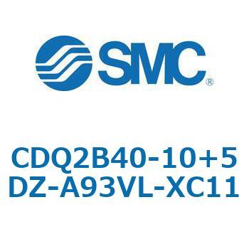 CQ2-Z XC11/X636 - デュアル行程シリンダ/片ロッド形 SMC