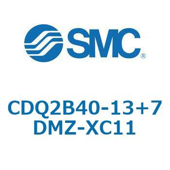 CQ2-Z XC11/X636 - デュアル行程シリンダ/片ロッド形 SMC