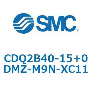 CQ2-Z XC11/X636 - デュアル行程シリンダ/片ロッド形 SMC