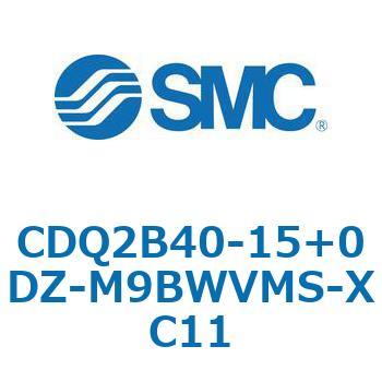 CQ2-Z XC11/X636 - デュアル行程シリンダ/片ロッド形 SMC
