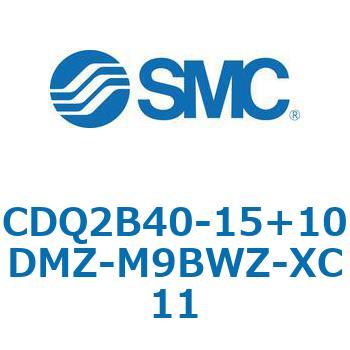CQ2-Z XC11/X636 - デュアル行程シリンダ/片ロッド形 SMC