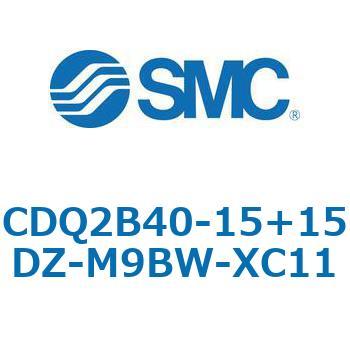 CQ2-Z XC11/X636 - デュアル行程シリンダ/片ロッド形 SMC