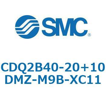 CQ2-Z XC11/X636 - デュアル行程シリンダ/片ロッド形 SMC