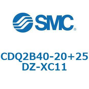 CQ2-Z XC11/X636 - デュアル行程シリンダ/片ロッド形 SMC