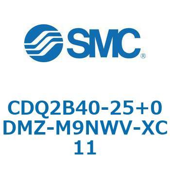 CQ2-Z XC11/X636 - デュアル行程シリンダ/片ロッド形 SMC