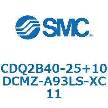 CQ2-Z XC11/X636 - デュアル行程シリンダ/片ロッド形 SMC