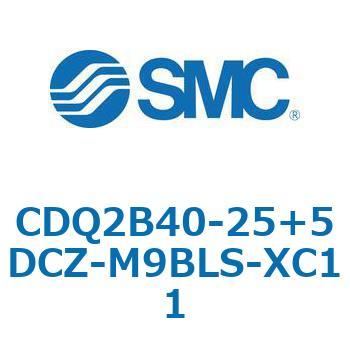 CQ2-Z XC11/X636 - デュアル行程シリンダ/片ロッド形 SMC