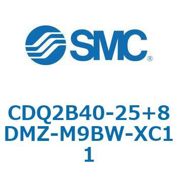 CQ2-Z XC11/X636 - デュアル行程シリンダ/片ロッド形 SMC