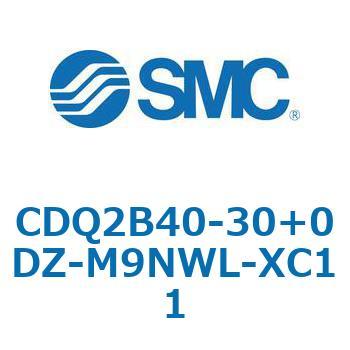 CQ2-Z XC11/X636 - デュアル行程シリンダ/片ロッド形 SMC