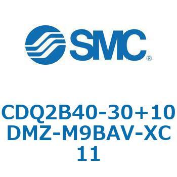 CQ2-Z XC11/X636 - デュアル行程シリンダ/片ロッド形 SMC