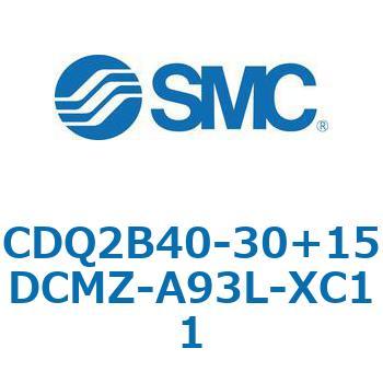 CQ2-Z XC11/X636 - デュアル行程シリンダ/片ロッド形 SMC