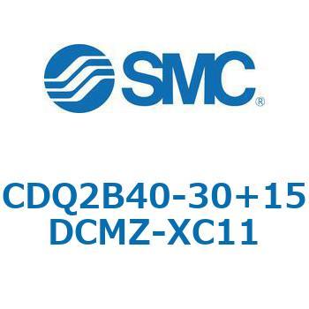 CQ2-Z XC11/X636 - デュアル行程シリンダ/片ロッド形 SMC