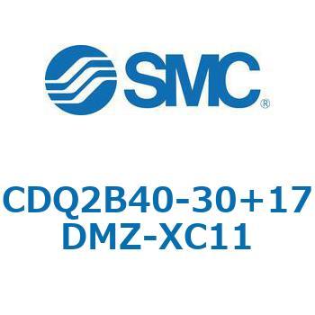 CQ2-Z XC11/X636 - デュアル行程シリンダ/片ロッド形 SMC
