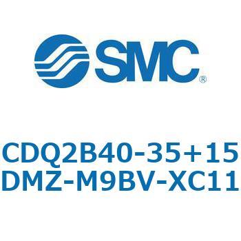 CQ2-Z XC11/X636 - デュアル行程シリンダ/片ロッド形 SMC