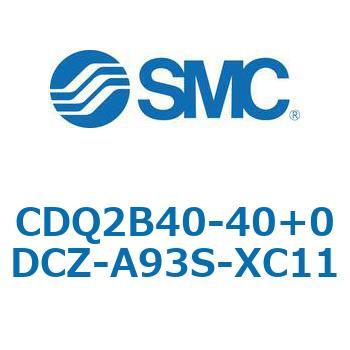 CQ2-Z XC11/X636 - デュアル行程シリンダ/片ロッド形 SMC