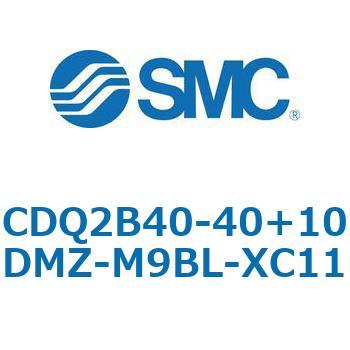 CQ2-Z XC11/X636 - デュアル行程シリンダ/片ロッド形 SMC