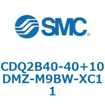 CQ2-Z XC11/X636 - デュアル行程シリンダ/片ロッド形 SMC