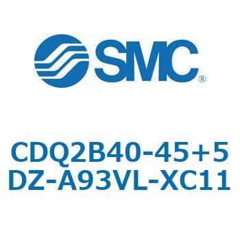 CQ2-Z XC11/X636 - デュアル行程シリンダ/片ロッド形 SMC