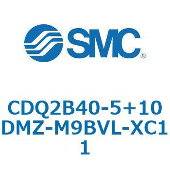CQ2-Z XC11/X636 - デュアル行程シリンダ/片ロッド形 SMC