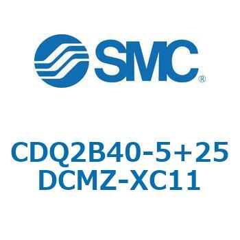 CQ2-Z XC11/X636 - デュアル行程シリンダ/片ロッド形 SMC