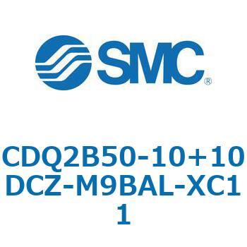 CQ2-Z XC11/X636 - デュアル行程シリンダ/片ロッド形 SMC